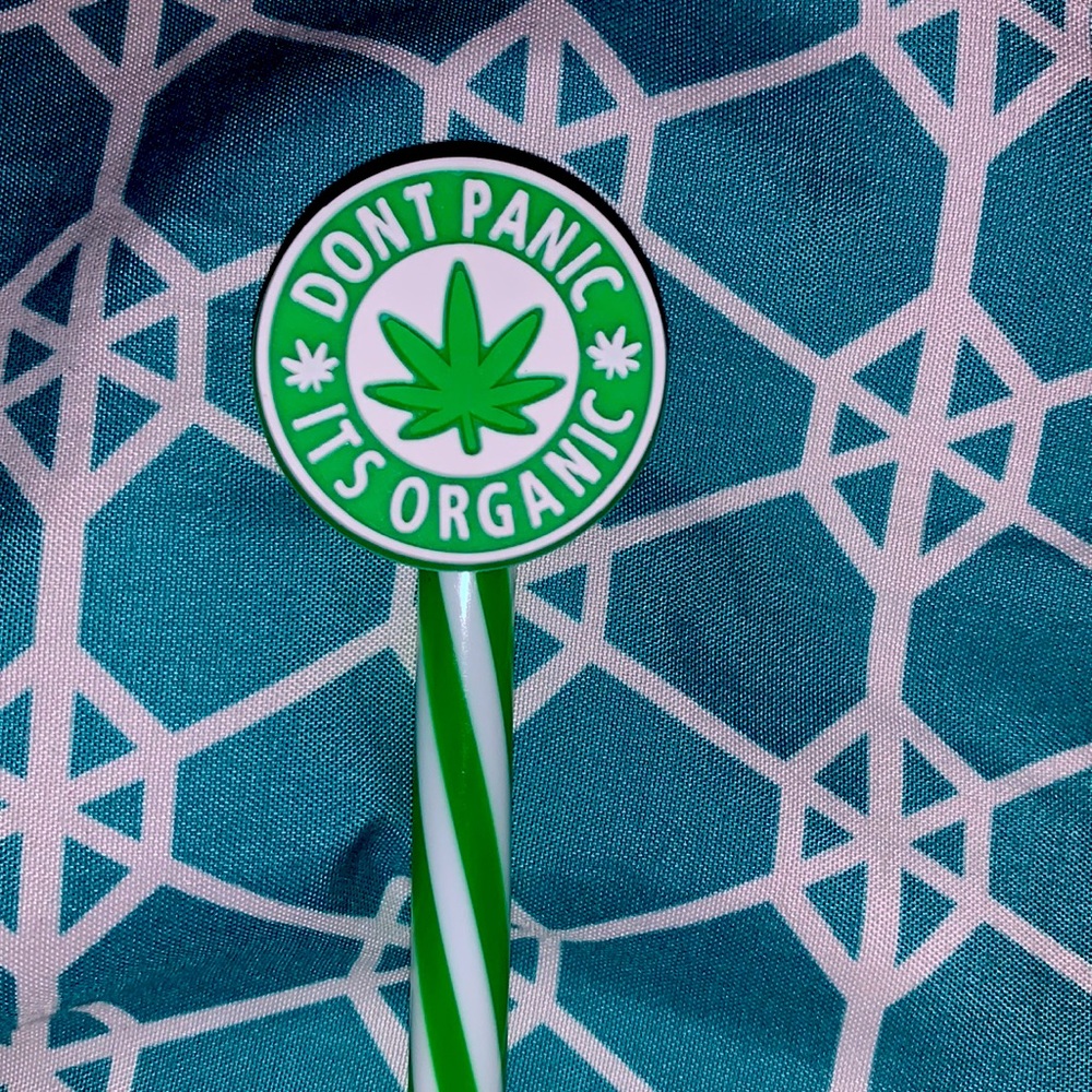 Straw Topper ✔️ Don’t Panic It’s Organic 💨